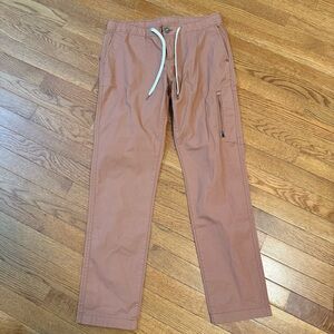 Vuori Straight Leg Pants in Dusty Rose